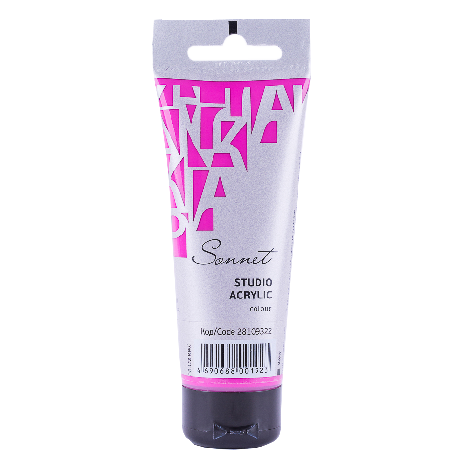 Acrylic colour Sonnet, Rose, tube. № 322