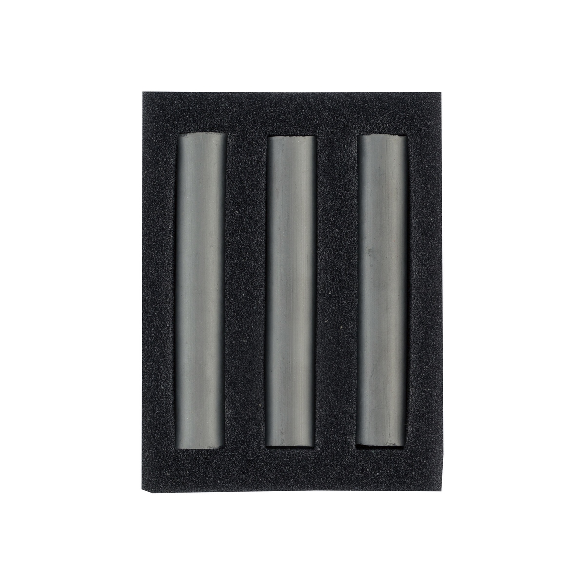 Artists' graphic materials set Ladoga,  light grey sauce, 3 chalk, carton box