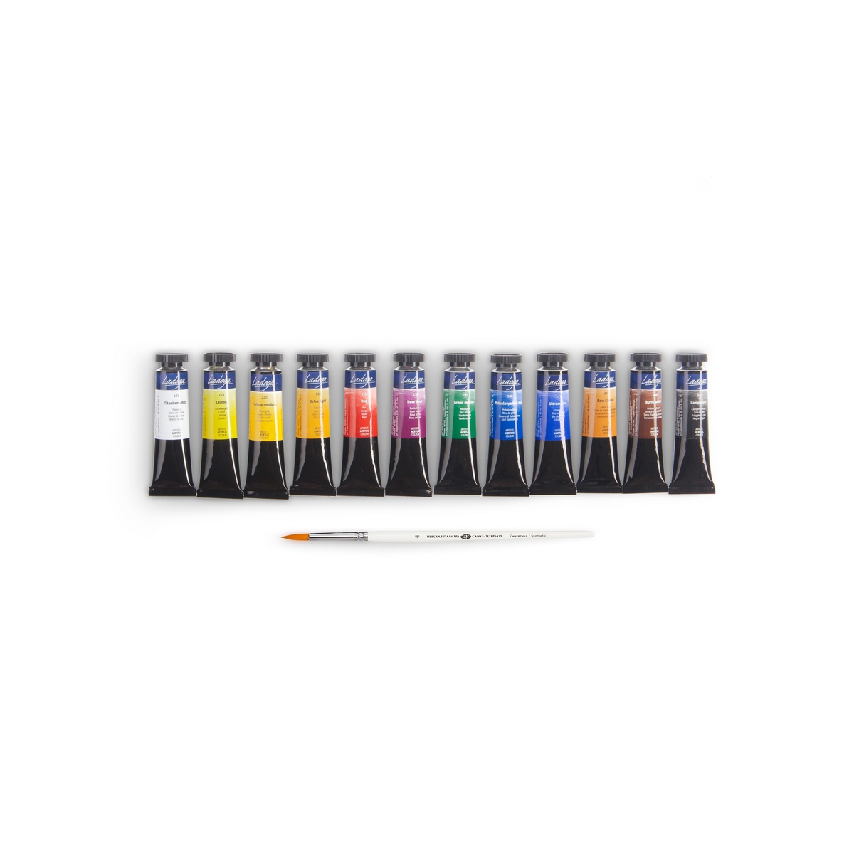 Gift acrylic painting set "Ladoga", wooden box