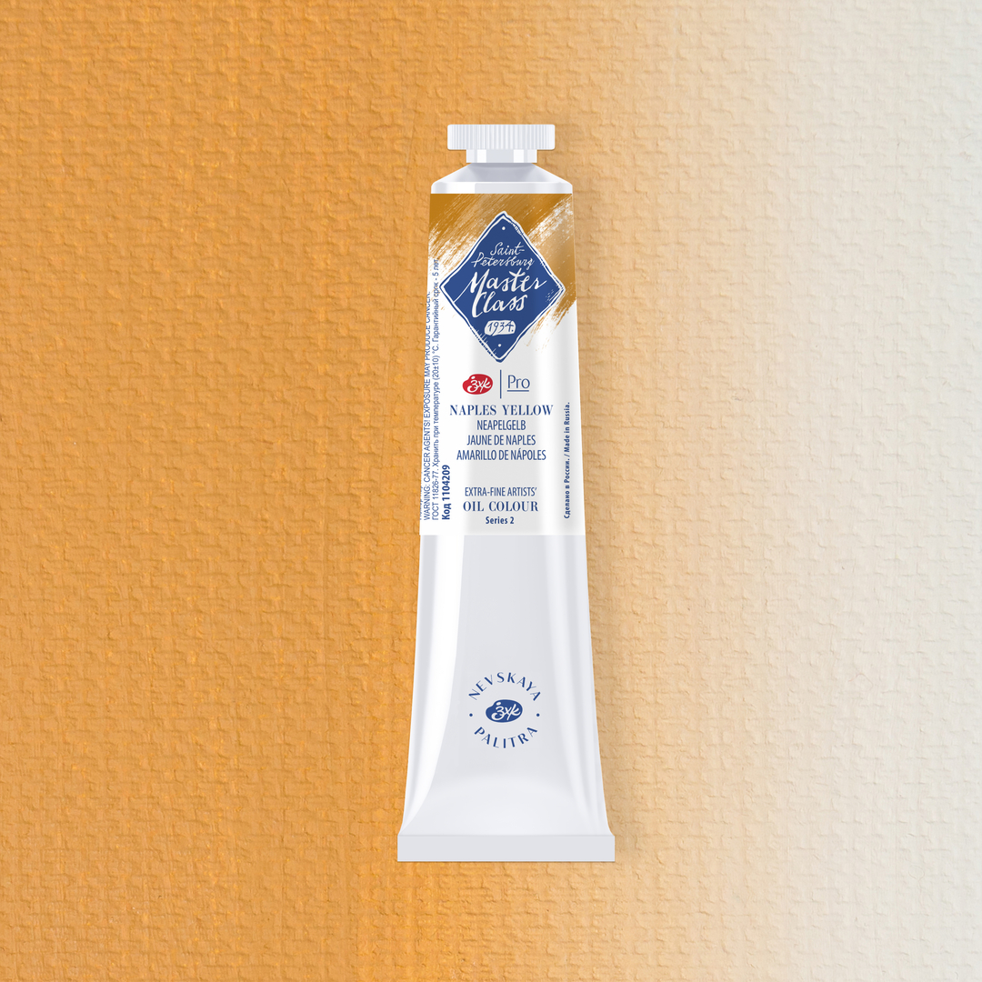 Oil colour "Master Class", Naples Yellow, tube, № 209
